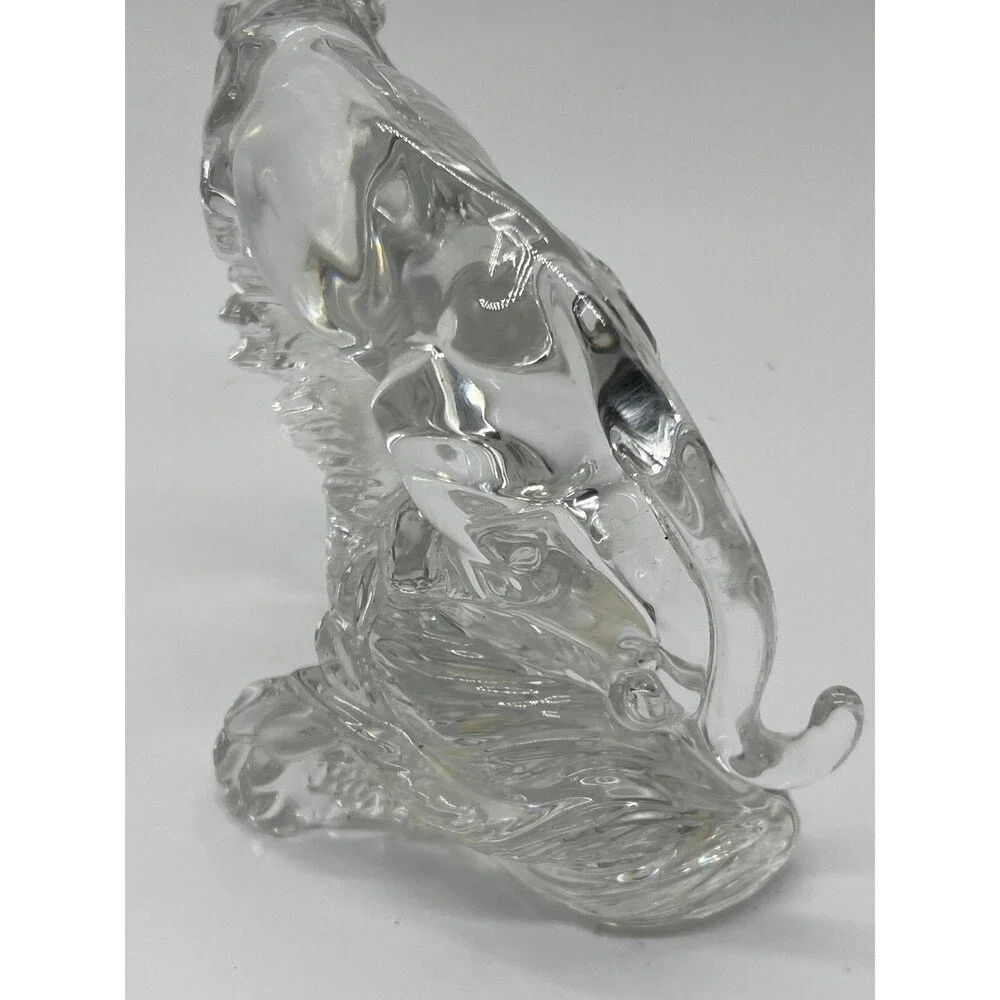 Wonders Of The Wild Crystal Panther Figurine 24% Lead Clear Germany Cat Decor - Picture 6 of 9